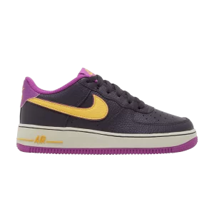 Nike Air Force 1 GS 'Lakers Alternate' Violet caverne/Os clair/Violet vif/Flare solaire DX5805 500
