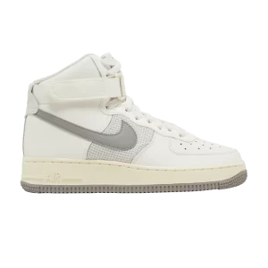 Nike Air Force 1 High Leather GS 'Sail Medium Grey' Voile/Os clair/Lait de coco/Gris moyen DV2236 100