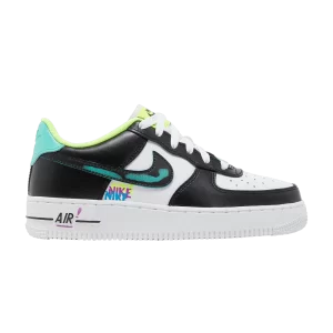 Nike Air Force 1 LV8 GS 'Graffiti' Baskets Blanc/Bleu Laser/Volt/Noir DX3349 100
