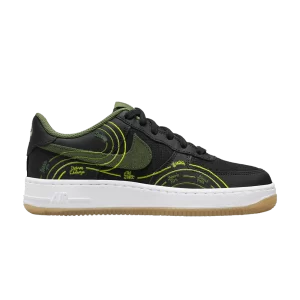 Nike Air Force 1 LV8 GS 'NY vs. NY' Noir/Treeline/Blanc/Carbon Vert DV2204 001