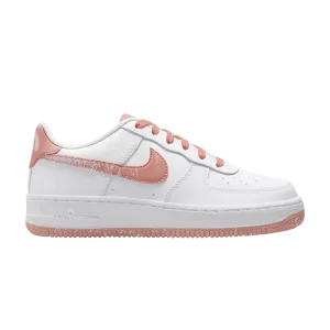 Nike Air Force 1 LV8 GS 'White Light Madder Root Speckled' Blanc/Aura/Light Madra Root DM0985 100