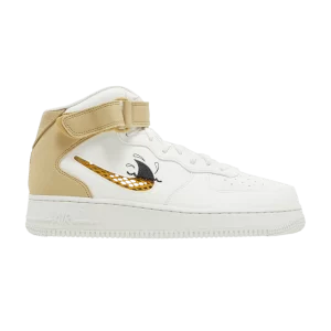 Nike Air Force 1 Mid '07 LV8 Next Nature 'Sun Club - White Shark's Fin' Sail/Wheat grass/Noir/Or avec sable DM0119 100