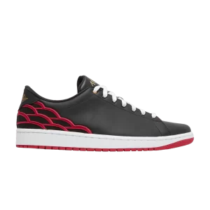 Air Jordan 1 Center Court 'Black Pink' Noir/Blanc/Or Métallique/Hibiscus Mystique DQ8577 001