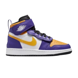 Air Jordan 1 High FlyEase GS 'Lakers' Concord foncé/Blanc/Noir/Taxi DC7986 517