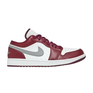 Air Jordan 1 Low 'Cherrywood Red' Rouge bois de cerisier/Blanc/Gris ciment 553558 615