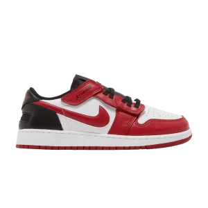 Air Jordan 1 Low FlyEase GS 'White Gym Red' Blanc/Noir/Rouge DN4639 163