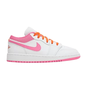 Baskets Air Jordan 1 Low GS 'Pinksicle' Blanc/Orange sécurité/Pinksicle DR9498 168