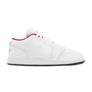 Air Jordan 1 Low GS 'White Gym Red' Blanc/Rouge/Bleu Université/Noir 553560 164