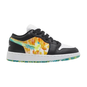 Air Jordan 1 Low SE GS 'Drip' Noir/Orange équipe/Kumquat/Blanc DJ6252 038