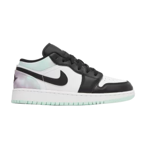 Air Jordan 1 Low SE GS 'Tie Dye' Blanc/Mousse menthe/Noir DQ2514 100