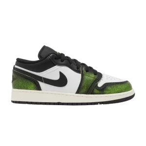 Air Jordan 1 Low SE GS 'Wear-Away – Electric Green 'Noir/Vert électrique/Blanc/Voile DO8244 003