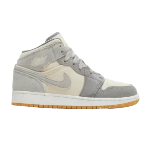 Air Jordan 1 Mid SE GS 'Coconut Milk Particle Grey' Lait de coco/Lait de coco/Couleur gris DN4346 100