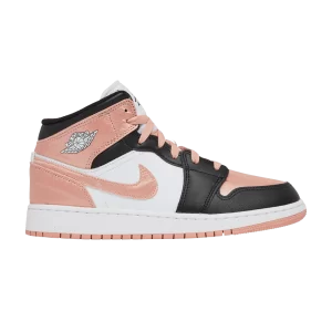 Air Jordan 1 Mid GS 'White Light Madder Root' Blanc/Noir/Light Madra Root DM9077 108