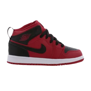 Air Jordan 1 Mid PS 'Reverse Bred' Rouge/Noir/Blanc 640734 660