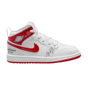 Air Jordan 1 Mid PS 'Rookie Season' Blanc/University Rouge DR6495 116
