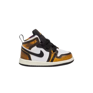 Air Jordan 1 Mid SE TD 'Wear-Away - Taxi' Noir/Taxi/Blanc/Voile DQ8420 071