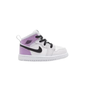 Air Jordan 1 Mid TD 'Barely Grape' À peine raisin/Noir/Blanc/Fuchsia Peak DQ8425 501
