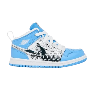 Air Jordan 1 Mid TD 'Game Winner' Blanc/Étoile de mer/Bleu université DR6494 100