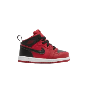 Air Jordan 1 Mid TD 'Reverse Bred' Rouge/Blanc/Noir 640735 660
