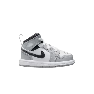 Air Jordan 1 Mid TD 'Light Smoke Grey' Gris fumée clair/Anthracite/Blanc 640735 078