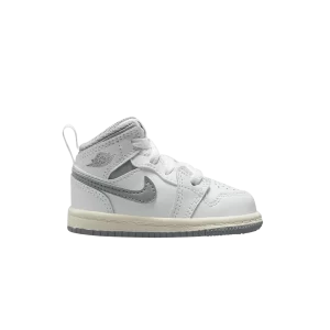 Air Jordan 1 Mid TD 'Neutral Grey' Blanc/Stealth 640735 135