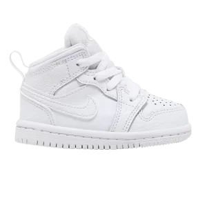 Air Jordan 1 Mid TD 'Triple White' 2022 Blanc/Blanc/Blanc 640735 130