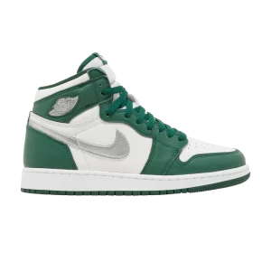 Air Jordan 1 Retro High OG GS 'Gorge Green' Vert Gorge/Argent Métallique/Blanc 575441 303