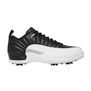 Air Jordan 12 Low Golf 'Playoffs' Noir/Rouge/Argent Métallique/Blanc DH4120 010