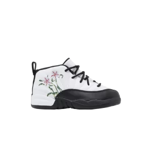 Baskets Air Jordan 12 Retro TD 'Floral' Blanc/Vert vif/Brume lavande/Noir DR6955 100