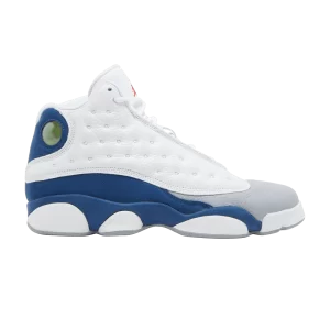 Air Jordan 13 Retro GS 'French Blue' Blanc/Bleu français/Gris acier clair/Rouge feu DJ3003 164