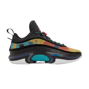 Air Jordan 36 Low 'Black Multi-Color' Noir/Washed Til/Bright Sulfur/Pink Peak DH0833 063