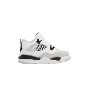 Air Jordan 4 Retro TD 'Military Black' Blanc/Noir/Gris Neutre BQ7670 111