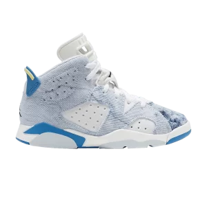 Air Jordan 6 Retro PS 'Washed Denim 2022' Baskets Blanc/Bleu Hollandais/Citron/Noir DX6176 100