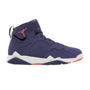 Air Jordan 7 Retro 'Quai 54' Baskets Indigo neutre/Cramoisi brillant/Blanc/Os clair DV0577 500