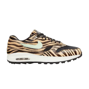 Nike Air Max 1 Golf 'Tiger Stripes' Orange Argile/Noir/Voile/Jade Aura DH1301 800
