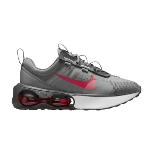 Nike Air Max 2021 GS 'Flat Pewter Siren Red' Étain plat/Ash medium/Blanc/Rouge sirène DA3199 006