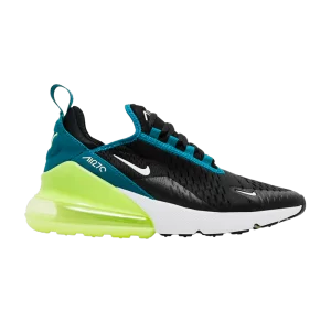 Nike Air Max 270 GS 'Black Bright Spruce Volt' Noir/Bright Spruce/Barely a Volt/Blanc 943345 026