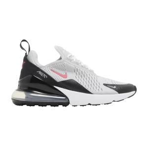 Nike Air Max 270 GS 'Grey Fog Siren Red' Gris brouillard/Rouge sirène/Noir/Blanc DV3482 001