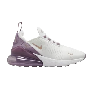 Nike Air Max 270 GS 'White Amethyst Wave' Blanc sommet/Améthyste vague/Blanc/Rouge Bronze métallisé 943345 110