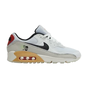 Nike Air Max 90 SE 'Swoosh Fiber' Blanc/Os clair/Sésame/Noir DV3335 100