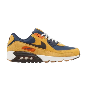 Nike Air Max 90 'Bucktan Team Navy' Bactan/Bonfire Orange/Navy Team/Velvet Marron DZ5175 200