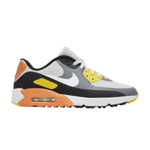 Nike Air Max 90 Golf 'Smoke Gris Noir Orange' Gris Fumée/Noir/Gris Brouillard/Blanc CU9978 012