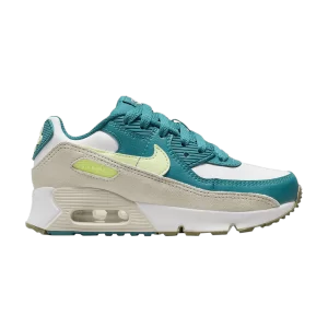 Nike Air Max 90 Leather PS 'Bright Spruce Barely Volt' Blanc/Bright Spruce/Ghost/Barely a Volt CD6867 124