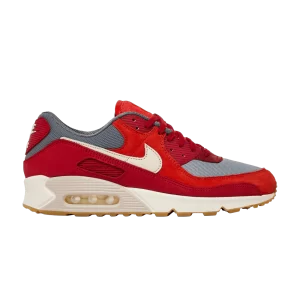 Nike Air Max 90 Premium 'Gym Red' Couleur Rouge/Rouge Habanero/Gris fumée/Ivoire pâle DH4621 600