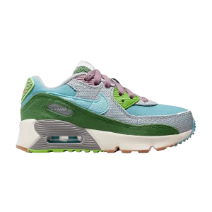 Nike Air Max 90 SE PS 'Sun Club - Worn Blue Treeline' Bleu usé/Gris loup/Treeline/Cup DQ4017 400