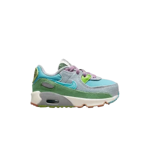 Nike Air Max 90 SE TD 'Sun Club - Worn Blue Treeline' Bleu usé/Gris loup/Treeline/Cup DQ4018 400