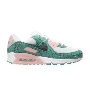Nike Air Max 90 'Washed Teal Snakeskin' Sarcelle lavé/Blanc/Corail blanchi/Noir DR8575 300