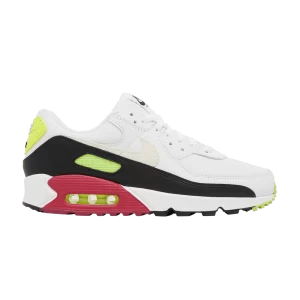 Nike Air Max 90 'White Volt Rush Pink' Blanc/Volt/Rose Peak/Noir DQ4071 100