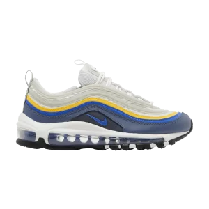 Nike Air Max 97 GS 'Blanc Bleu Laser Orange' Blanc Sommet/Bleu Diffusé/Orange Laser/Bleu Clair 921522 115