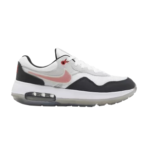 Nike Air Max Motif GS 'Noir Blanc Gris Fog' Noir/Blanc/Gris brouillard/Rouge sirène DV3034 001